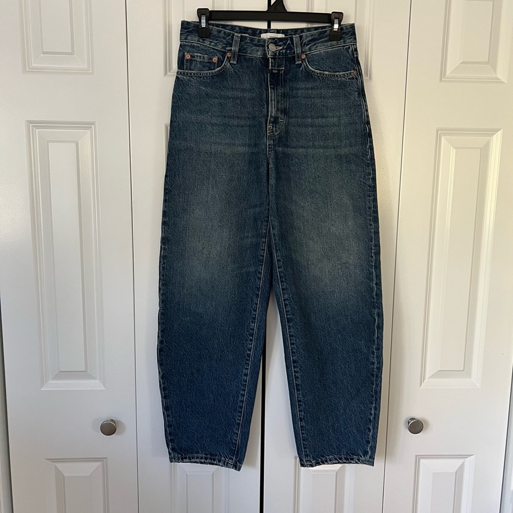 Closed Dark Blue High-Waist Relaxed Jeans